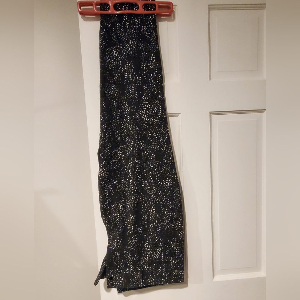 Apt. 9 Black and White Patterned Pencil Pants